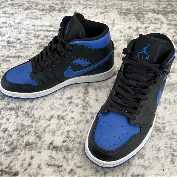 Jordan’s blue and black
